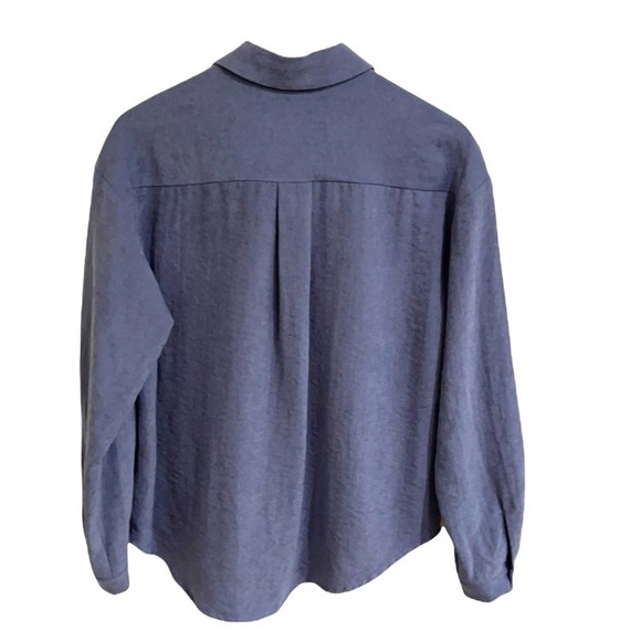 NWT Anthropologie The Korner Sueded Button Front Pocket Shirt SZ S - Picture 3 of 6